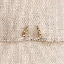 Load image into Gallery viewer, Mini Climber CZ Stud Earrings
