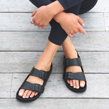 Load image into Gallery viewer, Black Slide Sandal