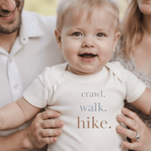 Load image into Gallery viewer, graphic bodysuit | crawl walk hike