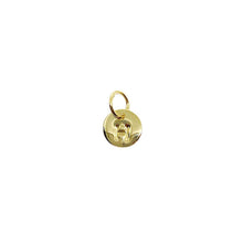 Load image into Gallery viewer, 18k Gold Filled Stamped Tiny Initial Letter Charm