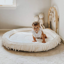 Load image into Gallery viewer, Macrame Round Play Mat