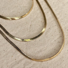 Load image into Gallery viewer, 18k Gold Filled 2.0mm Thick Herringbone Chain