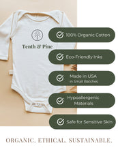 Load image into Gallery viewer, Poppin Bottles Organic Baby Bodysuit Long Sleeve