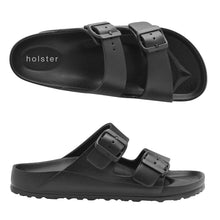 Load image into Gallery viewer, Black Slide Sandal