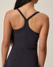 Load image into Gallery viewer, Stevie Active Racerback Nursing Dress | Black