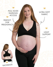 Load image into Gallery viewer, French Terry Racerback Nursing & Maternity Sleep Bra