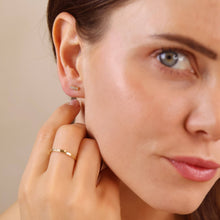 Load image into Gallery viewer, 18k Gold Filled Mini CZ Stud Earrings