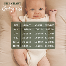 Load image into Gallery viewer, Hello I'm New Here Clay Organic Cotton Baby Bodysuit Short Sleeve