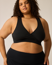 Load image into Gallery viewer, French Terry Racerback Nursing & Sleep Bra | Black