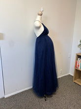 Load image into Gallery viewer, Navy Crossback Gown- X-Small