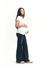 Load image into Gallery viewer, 32" Better Butter Wide Leg Maternity Jean in Yanique