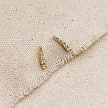 Load image into Gallery viewer, Mini Climber CZ Stud Earrings