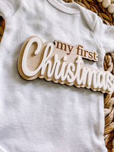 Load image into Gallery viewer, My First Christmas Milestone Sign- Sage