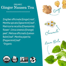 Load image into Gallery viewer, Organic Ginger Nausea Tea