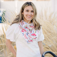 Load image into Gallery viewer, 5-in-1 Multi-Use Cover with Nursing Pads- Floral Pop