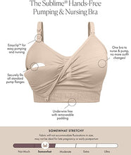 Load image into Gallery viewer, Sublime® Hands-Free Pumping & Nursing Bra- Beige