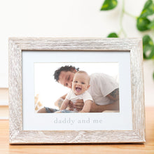 Load image into Gallery viewer, Daddy and Me Sentiment Frame, Rustic