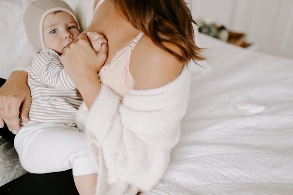 Lace Nursing Bralette (Nude) – Second Born Maternity Wear