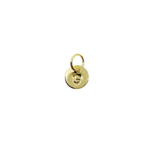 Load image into Gallery viewer, 18k Gold Filled Stamped Tiny Initial Letter Charm
