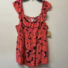 Load image into Gallery viewer, Floral Coral Tank- XL

