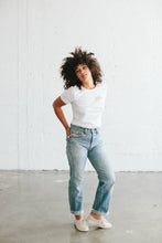 Load image into Gallery viewer, Tough as a Mother Embroidered T-shirt
