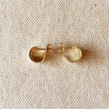 Load image into Gallery viewer, 18k Gold Filled Half Open Stud Earrings

