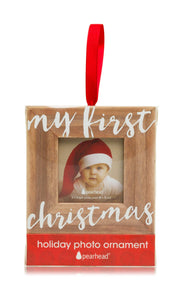 My First Christmas Wooden Ornament