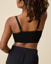 Load image into Gallery viewer, Sublime® Bamboo Hands-Free Pumping Lounge &amp; Sleep Bra | Black
