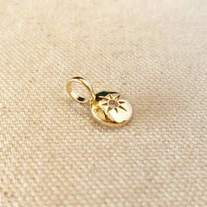 18k Gold Filled Mini Starburst Pendant
