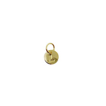 Load image into Gallery viewer, 18k Gold Filled Stamped Tiny Initial Letter Charm
