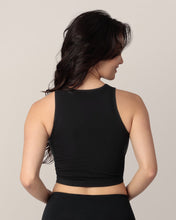 Load image into Gallery viewer, Sublime® Bamboo Maternity &amp; Nursing Longline Bra Top | Black
