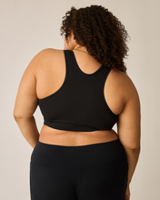 Load image into Gallery viewer, French Terry Racerback Nursing &amp; Sleep Bra | Black
