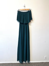 Load image into Gallery viewer, Teal Off-the-shoulder Gown- XS
