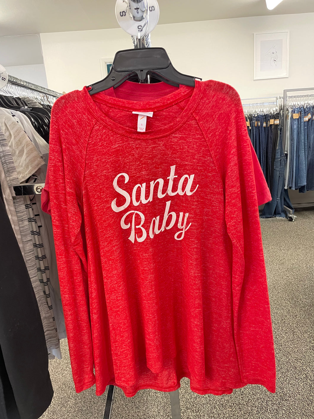 Santa Baby Top- S