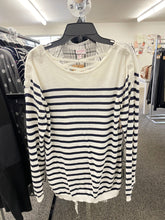 Load image into Gallery viewer, Blue Stripe Sweater- M
