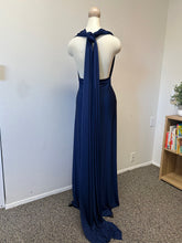 Load image into Gallery viewer, Navy Infinity Wrap Gown- L
