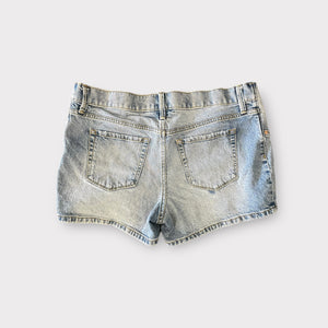 Light Wash Midi Short- S