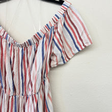 Load image into Gallery viewer, Striped Off Shoulder Maxi Dress - X-Large
