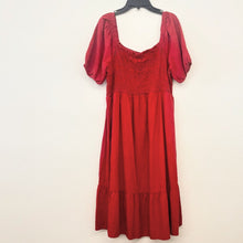 Load image into Gallery viewer, Smocked Bubble Sleeve Midi Dress - X-Large
