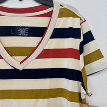 Load image into Gallery viewer, Striped Nursing T-Shirt - L
