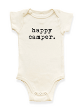 Load image into Gallery viewer, Happy Camper Organic Baby Bodysuit
