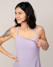 Load image into Gallery viewer, Stevie Active Racerback Nursing Dress | Lavender Mist
