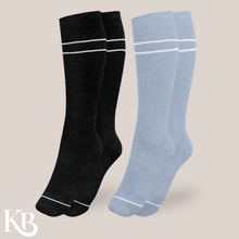 Load image into Gallery viewer, Maternity &amp; Postpartum Compression Socks 2 Pack
