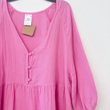 Load image into Gallery viewer, Pink Balloon Sleeve Dress - X-Large

