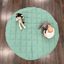 Load image into Gallery viewer, Organic Play Mat | Round | Basil Green
