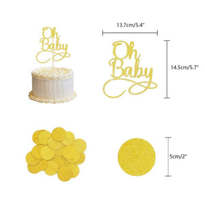 Gold Baby Shower Decor