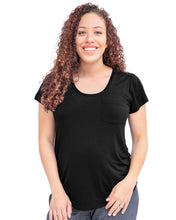 Load image into Gallery viewer, Everyday Nursing &amp; Maternity T-shirt- Black

