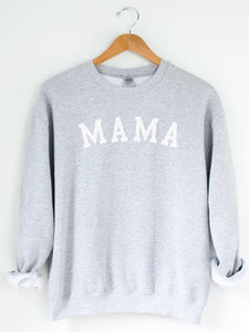 Mama Sweatshirt in Heather Grey