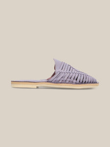 Lavender Slip On Huarache Sandal