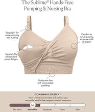 Load image into Gallery viewer, Sublime® Hands-Free Pumping &amp; Nursing Bra- Beige
